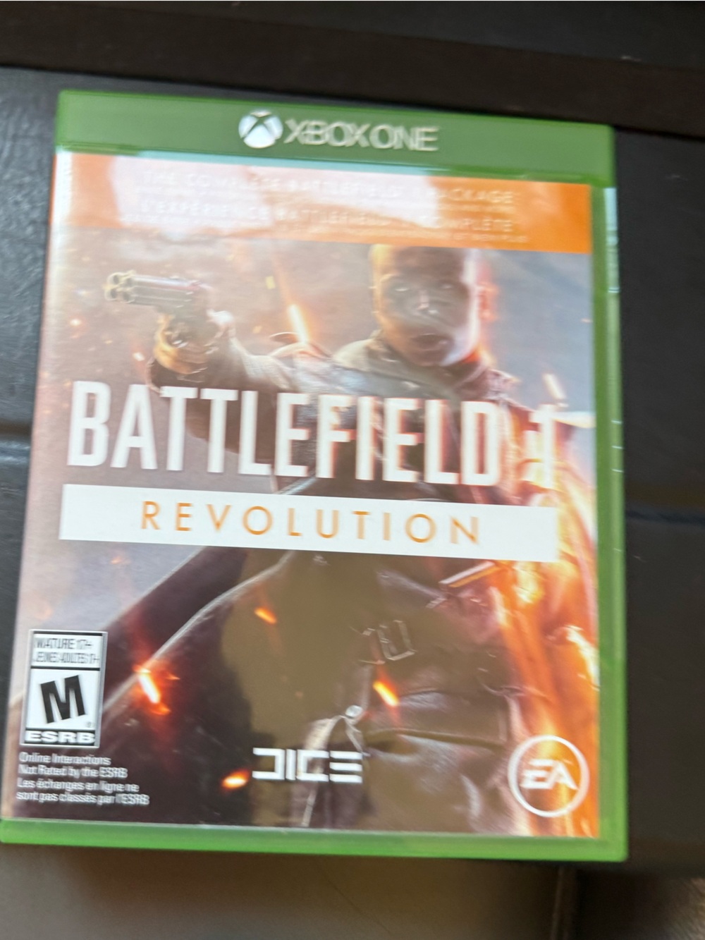 Battlefield 1 Revolution - Green Case Xbox one